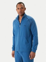 BOSS Bluza Mix&Match 50515307 Niebieski Regular Fit. Niebieskie bluzy męskie Boss, m, bez wzorów, z bawełny, bez ramiączek, bez kaptura. Za 269.99 zł.
