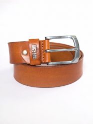 Pasek męski skórzany jasnobrązowy 1126 802. Brązowe paski męskie BIG STAR, z jeansu, eleganckie. Za 179.99 zł.