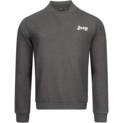 Męska bluza bombowa Jeep® z wysokiej jakości bawełny. Bluzy męskie Jeep, m, bez wzorów, z bawełny, casualowe, bez ramiączek, bez kaptura. Za 207.99 zł.