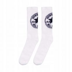 Skarpety unisex Converse 2 pak. Białe skarpety męskie Converse, bez wzorów, z elastanu. Za 53.99 zł.