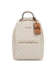 MICHAEL Michael Kors Plecak Sable 30T5G3XB1B Beżowy. Brązowe plecaki damskie MICHAEL Michael Kors, bez wzorów, ze skóry. Za 979.99 zł.