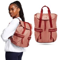 Plecak miejski UNDER ARMOUR Favorite Backpack 10 litrów. Czerwone plecaki damskie Under Armour, bez wzorów. Za 222.50 zł.