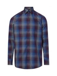 Finshley & Harding koszula biznesowa Mężczyźni Modern Fit Bawełna niebieski, 40. Niebieskie koszule męskie Finshley & Harding, m, bez wzorów, z bawełny, biznesowe, bez kołnierzyka, bez ramiączek. Za 179.95 zł.