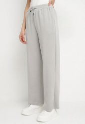 Szare Spodnie Dresowe Szerokie z Wiskozą Elaniris. Szare spodnie dresowe damskie Born2be, bez wzorów, z dresówki, eleganckie. Za 39.99 zł.