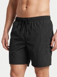 Calvin Klein Swimwear Szorty kąpielowe LV00N61029 Czarny Regular Fit. Czarne kąpielówki męskie Calvin Klein Swimwear, bez wzorów, z syntetyku. Za 289.99 zł.