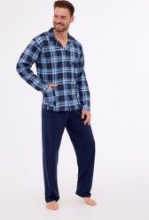 Cornette Piżama męska 114/72 3XL-4XL 3XL. Piżamy męskie Cornette, m, bez wzorów, bez kołnierzyka, bez ramiączek. Za 224.17 zł.