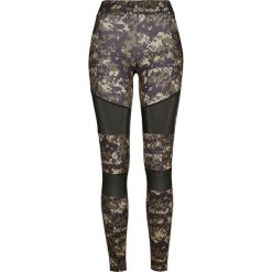 Damskie legginsy Urban Classics camo tech mesh. Brązowe legginsy damskie Urban Classics, bez wzorów, z meshu. Za 160.50 zł.