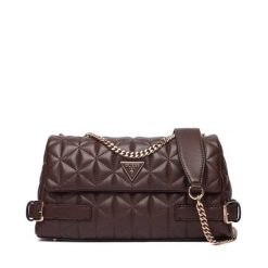 Torebka Guess. Brązowe torebki do ręki damskie Guess, z aplikacjami, bez dodatków. Za 589.99 zł.