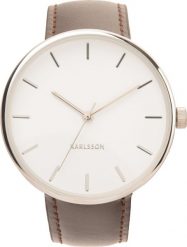 Zegarek męski Minimal biały. Białe zegarki męskie Karlsson, bez wzorów. Za 344.00 zł.