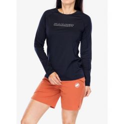 Bluza damska Mammut Selun FL Longsleeve Logo. Niebieskie bluzy damskie Mammut, l, bez wzorów, bez ramiączek, bez kaptura. Za 320.35 zł.