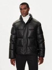Moose Knuckles Kurtka skórzana Kings M34ML311 Czarny Regular Fit. Czarne kurtki męskie Moose Knuckles, l, bez wzorów, ze skóry, bez kaptura. Za 4,789.00 zł.