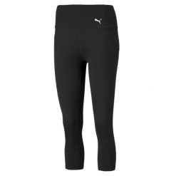 Legginsy damskie Puma 3/4 Train Favorite Forever High Waist. Czarne legginsy damskie Puma, bez wzorów. Za 139.00 zł.