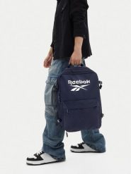 Reebok Plecak podróżny RBK-015-CCC-06 Granatowy. Niebieskie plecaki męskie Reebok, bez wzorów, z materiału. Za 219.99 zł.