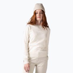 Sweter damski Rossignol Signature Rossignol Knit. Czarne swetry nierozpinane damskie Rossignol, bez wzorów, sportowe, bez kołnierzyka, bez ramiączek. Za 789.99 zł.