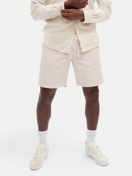 Gap Szorty materiałowe 566372-13 Beżowy Regular Fit. Brązowe szorty męskie GAP, bez wzorów, z bawełny. Za 199.99 zł.