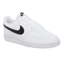 Męskie Buty Sportowe Court Vision Ze Skóry Syntetycznej. Białe buty sportowe męskie Nike, na zimę, bez wzorów, ze skóry, bez zapięcia. Za 503.99 zł.