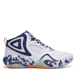 Buty do koszykówki SHAQ. Białe buty sportowe męskie Shaq, bez wzorów, bez zapięcia, do koszykówki. Za 249.99 zł.