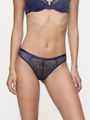 Triumph Figi brazylijskie Delightful Spotlight 10219844 Granatowy. Niebieskie majtki damskie Triumph, z syntetyku. Za 36.00 zł.