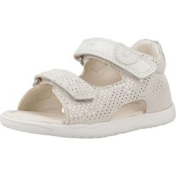Sandały Geox Model B Sandal Macchia Gir Kolor Biały. Białe sandały męskie Geox, na lato, bez wzorów, z syntetyku, bez zapięcia. Za 225.10 zł.