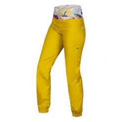 Spodnie damskie Ocun Sansa yellow. Zielone spodnie sportowe damskie Ocun, na zimę, bez wzorów, z materiału, sportowe, trekkingowe. Za 224.99 zł.