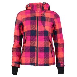Damska kurtka softshellowa z nadrukiem Peak Mountain Aveny. Brązowe kurtki sportowe damskie Peak Mountain, xl, bez wzorów, bez ramiączek, bez kaptura, trekkingowe. W wyprzedaży za 263.00 zł.