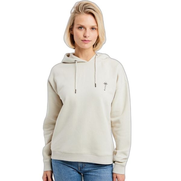 Bluza damska Protest Prtkaikoura. Białe bluzy damskie Protest, m, bez wzorów, z bawełny, bez ramiączek, z kapturem. Za 169.99 zł.