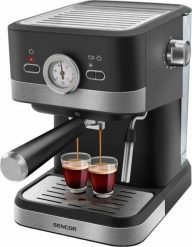 Superautomatyczny ekspres do kawy Sencor SES 1721BK Czarny Szary 1050 W. Czarne ekspresy ciśnieniowe Sencor. Za 343.99 zł.