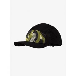 Czapka z daszkiem Buff 5 Panel go Cap. Czarne czapki damskie Buff, bez wzorów, sportowe. Za 159.49 zł.