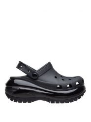 Crocs Klapki Classic Mega Crush Clog 207988 Czarny. Czarne klapki damskie Crocs, bez wzorów, z tworzywa sztucznego, bez obcasa, bez zapięcia. Za 229.99 zł.