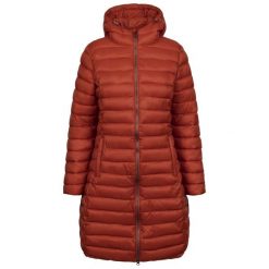 Kurtka Damska Dorothea Padded Jacket. Brązowe kurtki sportowe damskie Trespass, bez wzorów, z puchu, bez ramiączek, bez kaptura, trekkingowe. Za 330.99 zł.