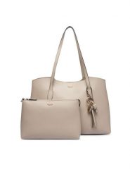 Guess Torebka HWBG97 35230 Beżowy jasny. Brązowe shopperki damskie Guess, z aplikacjami, ze skóry, bez dodatków. Za 634.99 zł.