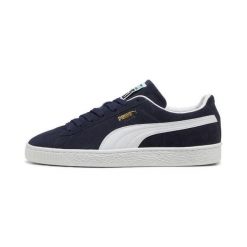 Buty sportowe Puma Suede Classic. Białe obuwie sportowe damskie Puma, bez wzorów, bez zapięcia, trekkingowe, Puma Suede. Za 298.30 zł.