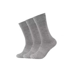 Skarpetki sportowe damskie 3PPK Mesh Ventilation Socks. Szare skarpetki damskie Skechers, bez wzorów, z bawełny. Za 29.99 zł.