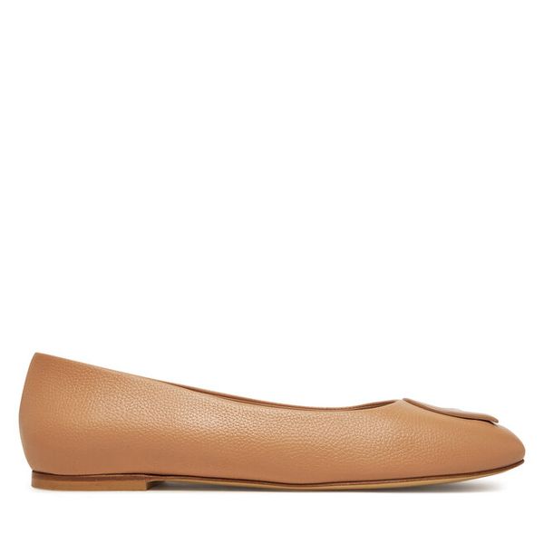 Baleriny Aigner. Brązowe balerinki damskie Aigner, bez wzorów, bez obcasa, bez zapięcia. Za 799.99 zł.