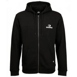 Odzież Bluza sportowa unisex SkatePro Zip Bluza z kapturem - XL - Czarny. Biała bluzy damskie SKATEPRO, na zimę, xl, bez wzorów, z bawełny, sportowe, bez ramiączek, z kapturem. Za 174.99 zł.
