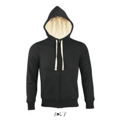 Kurtka z kapturem Sol's Sherpa. Czarne kurtki męskie SOL'S, m, bez wzorów, z bawełny, z kapturem. Za 281.00 zł.