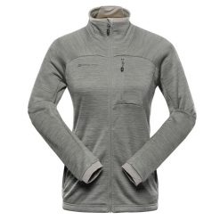 Bluza damska turystyczna szybkoschnąca Alpine Pro Onneca 3. Zielone bluzy damskie Alpine Pro, bez wzorów, bez ramiączek, bez kaptura. W wyprzedaży za 299.00 zł.