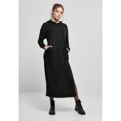 Bluza damska z kapturem Urban Classics cropped oversized high neck crew. Czarne bluzy damskie Urban Classics, bez wzorów, bez ramiączek, z kapturem. Za 275.00 zł.