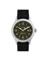 Timex Zegarek Expedition North TW2V65700 Czarny. Czarne, analogowe zegarki męskie Timex, bez wzorów. Za 429.99 zł.