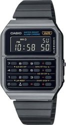 Zegarek Casio Zegarek męski Casio CA-500WEGG-1BEF czarny. Czarne zegarki męskie Casio, bez wzorów. Za 404.00 zł.