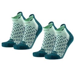Skarpety trekkingowe kobieta Therm-ic Outdoor UltraCool Ankle Lady zestaw 2 par. Zielone skarpetki damskie THERM-IC, bez wzorów, z elastanu. Za 209.00 zł.