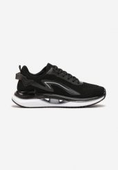 Czarne Sznurowane Buty Sportowe z Miękką Podeszwą i Siateczką Elerina. Czarne buty sportowe męskie Born2be, bez wzorów, bez zapięcia. Za 99.99 zł.