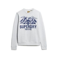 Kurtka puchowa Superdry Lo-fi Outdoors Graphic Crew. Szare kurtki męskie Superdry, l, bez wzorów, z materiału, bez kaptura. Za 300.00 zł.