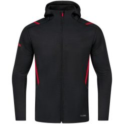 Bluza dresowa z kapturem Jako Challenge. Czarne bluzy damskie Jako, m, bez wzorów, z dresówki, casualowe, bez ramiączek, z kapturem. Za 247.10 zł.