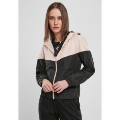 Kurtka damska Urban Classics arrow (duże rozmiary). Białe kurtki sportowe damskie Urban Classics, xl, bez wzorów, z poliesteru, bez ramiączek, bez kaptura. Za 206.95 zł.