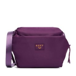 Torebka Roxy. Fioletowe listonoszki damskie Roxy, bez wzorów, bez dodatków. Za 69.99 zł.