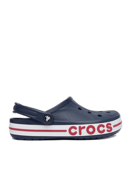 Crocs Klapki Bayaband Clog 205089-4CC Granatowy. Niebieskie klapki męskie Crocs, bez wzorów, z tworzywa sztucznego, bez zapięcia. Za 229.99 zł.