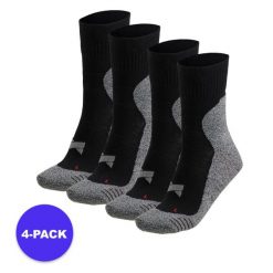 Skarpety sportowe średniej wysokości unisex 4 pary. Białe skarpetki damskie Xtreme, bez wzorów, z elastanu. Za 185.79 zł.