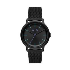 Zegarek Armani Exchange. Czarne zegarki męskie Armani Exchange, bez wzorów. Za 849.99 zł.