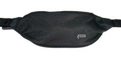 Saszetka Sportowa, Czarna Nerka na Biodro, Dwie Komory, Regulowany Pasek, Pako Jeans, na Zamek. Czarne saszetki i nerki męskie Pako Jeans, bez wzorów, z jeansu. Za 25.00 zł.